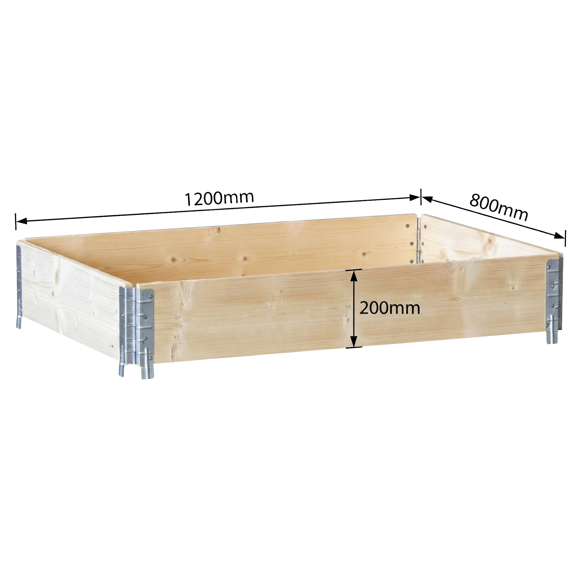 Nadstawka Paletowa Drewniana 1200x800