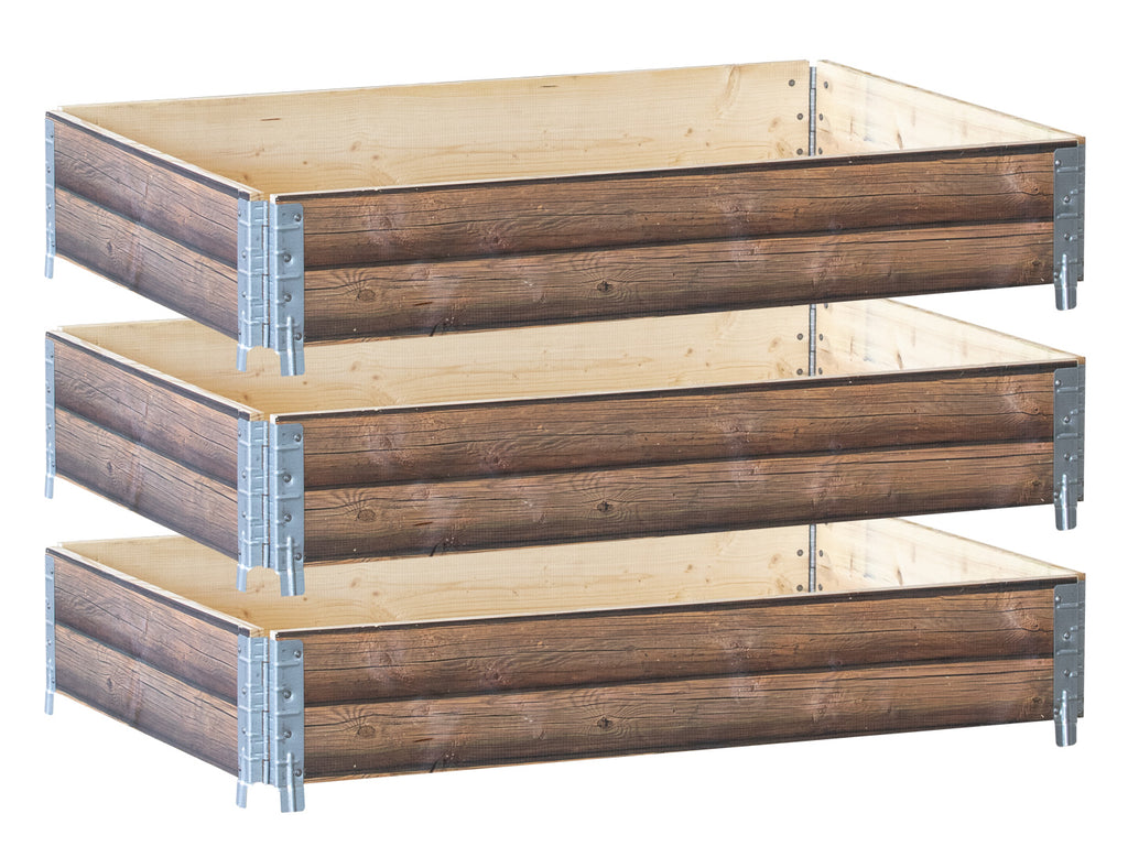 Skrzynia Ogrodowa z Nadrukiem 1200x800, wzór - belki