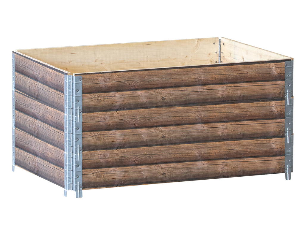 Skrzynia Ogrodowa z Nadrukiem 1200x800, wzór - belki