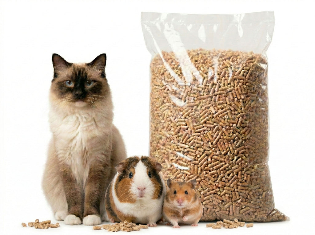 ECO żwirek drewniany pellet dla zwierząt 15 kg naturalny i ekologiczny