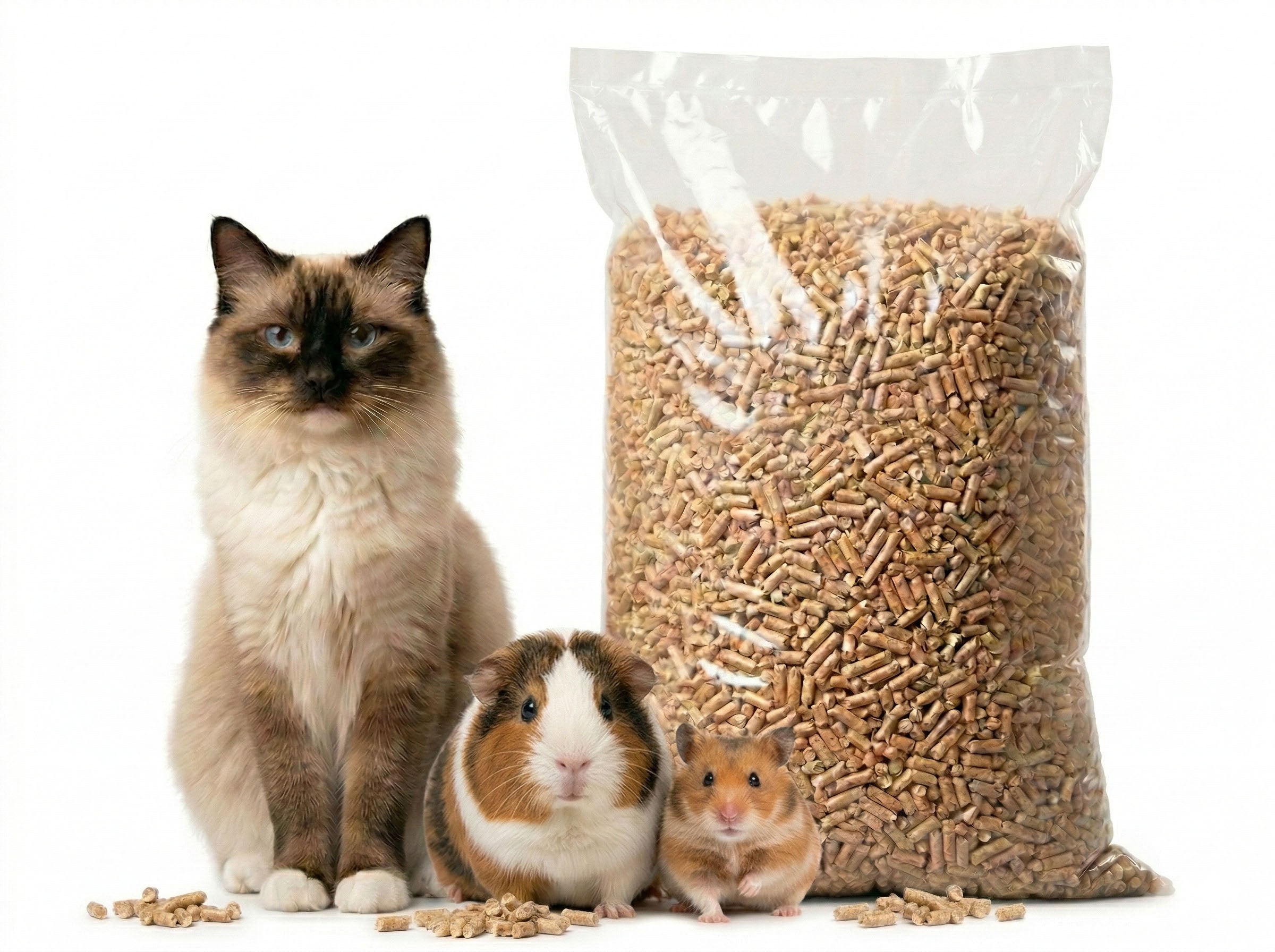 ECO żwirek drewniany pellet dla zwierząt 15 kg naturalny i ekologiczny