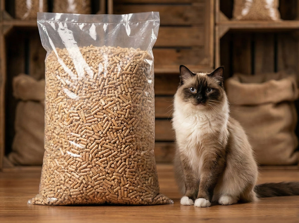 ECO żwirek drewniany pellet dla zwierząt 15 kg naturalny i ekologiczny