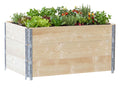 Zestaw 3 Sztuk Grządka Podwyższona 1200x800 - Skrzynia Ogrodowa